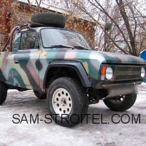 Авто самоделка пикап Иж-2715 для поездок на охоту